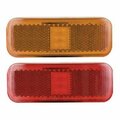Lastplay Red Surface Mount LED Marker & Clearance Lights with Reflex - 2 Diode LA3566449